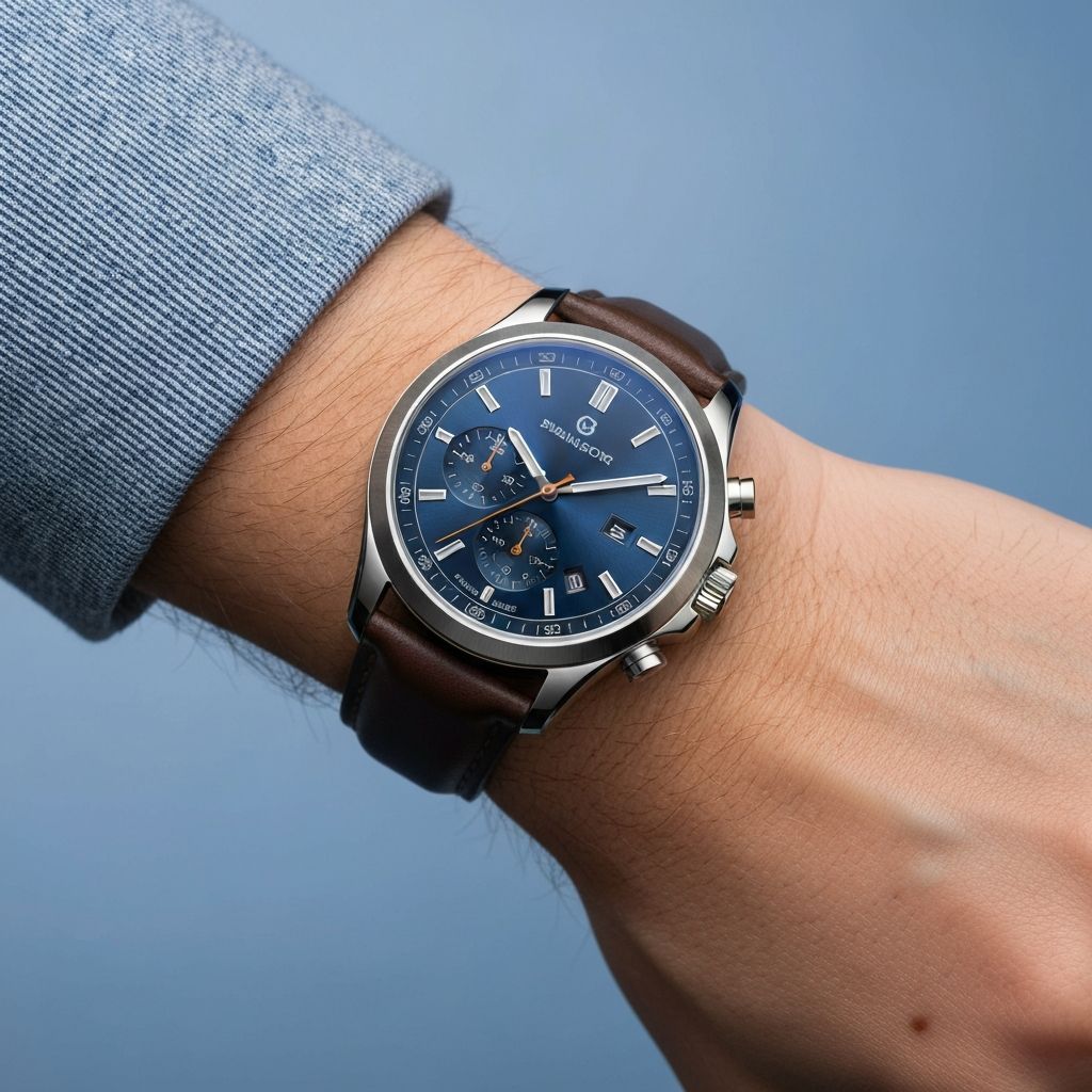 Luxury smartwatch with stainless steel case